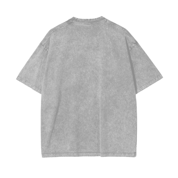 Leafless Conifer V1 Acid Washed Oversize T-Shirt