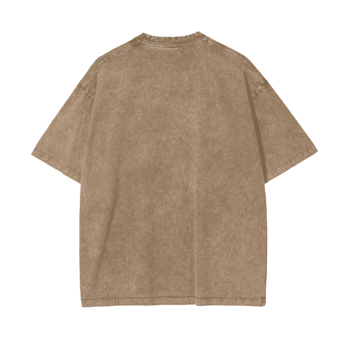 Leafless Conifer V1 Acid Washed Oversize T-Shirt