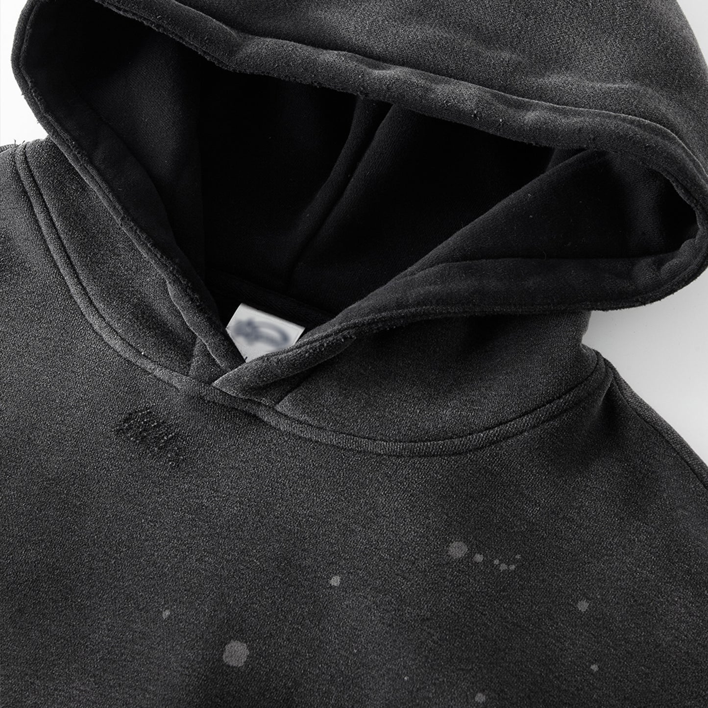 Leafless Conifer V1 - Vintage Wash Frayed  Hoodie